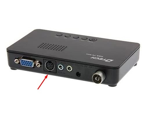 Cáp Mini Din 8 Pin to VGA DB15 Male Cable 1.2M For Gadmei LCD TV Box 2810E