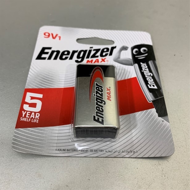 Pin ENERGIZER MAX 9V Battery 6LF22 For Micro Hội Nghị Không Dây Micro Karaoke Không Dây Bộ Test Cable RJ45 TJ11