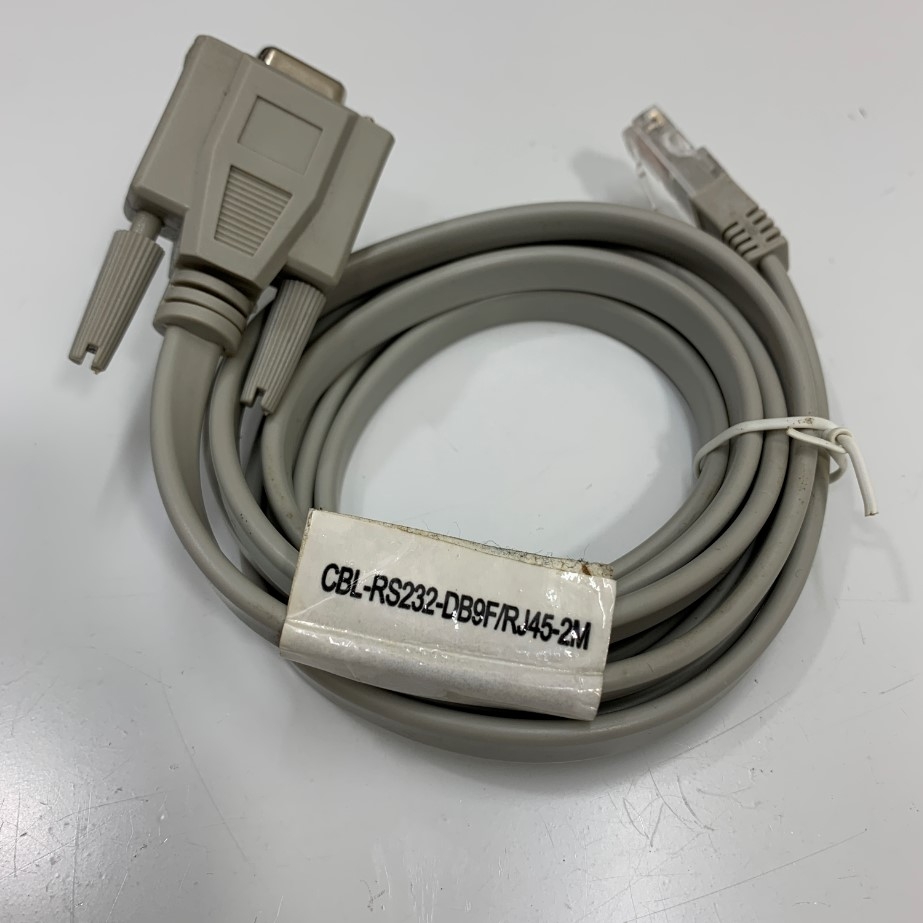 Cáp Điều Khiển 7Ft Dài 2M CBL-RS232-DB9F/RJ45-2M Flat Cable Network Connection