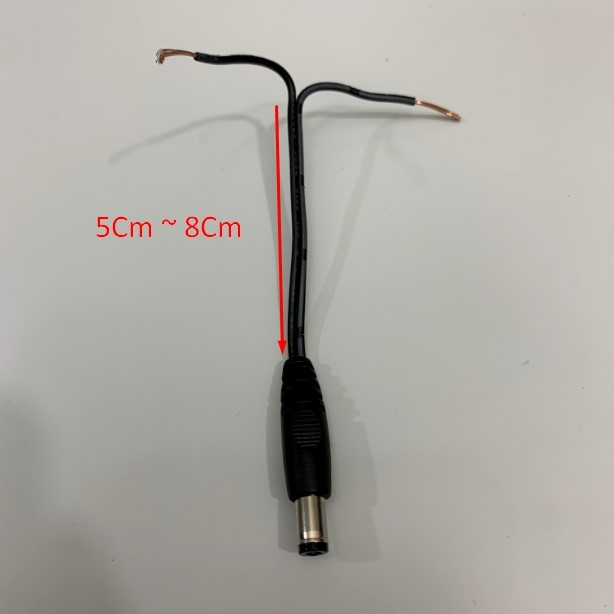 Dây Đấu Mạch Nguồn DC Jack Power Cable Max 2A Connector Male Connector Size 5.5mm x 2.5mm