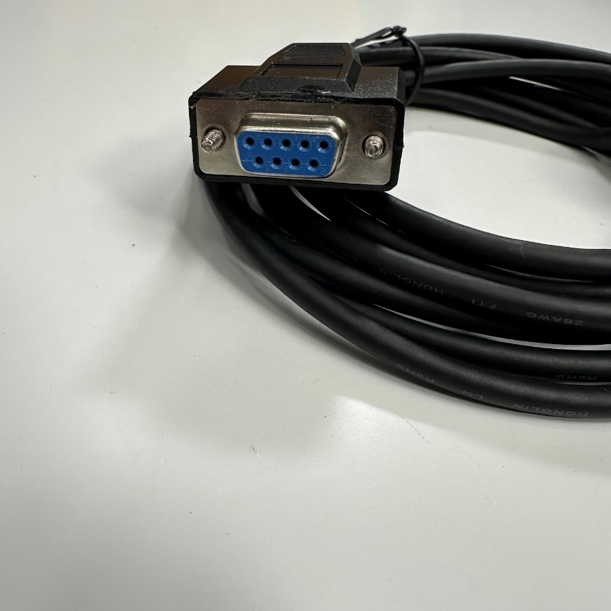 Cáp Lập Trình 3M 10ft LS PLC PMC-310S RS-232C Loader Cable Shielded Connector Mini Din 6 Pin to DB9 Female For LS PLC XGB Series witch Computer Download/upload Communication