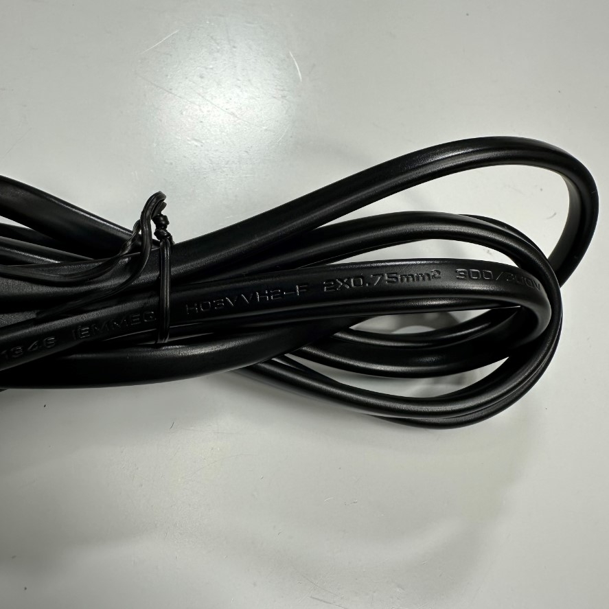 Dây Nguồn 1.5M 5ft AC Power Cord Australia 2 Pin Plug to C7 10A - 2.5A 250V 2x0.75mm² I-SHENG Electric Cable