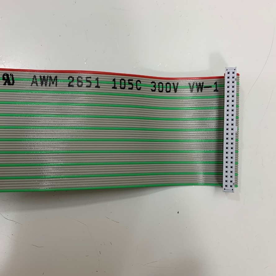 Cáp Dài 0.2M 0.65ft 50 Pin IDC FC 2*25 Pitch 2.54mm Flat Ribbon Data Rainbow Color 50 Wire x 1.27mm Cable E43842 AWM2651 105C 300V VW-1 For Fanuc CNC Machines, PLC DCS SERVO Control MOTOR POWER SUPPLY IPC ROBOT