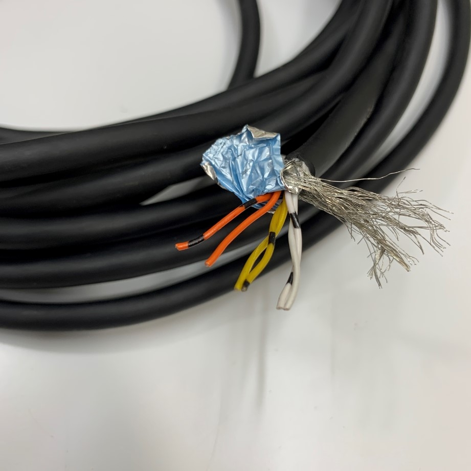 Cáp Hirose I/O & Power Cable Dài 10M Hirose HR10A-7P-6S73 6 Pin Female to 6 Core For Basler AVT GIGE Sony CCD Industrial Camera