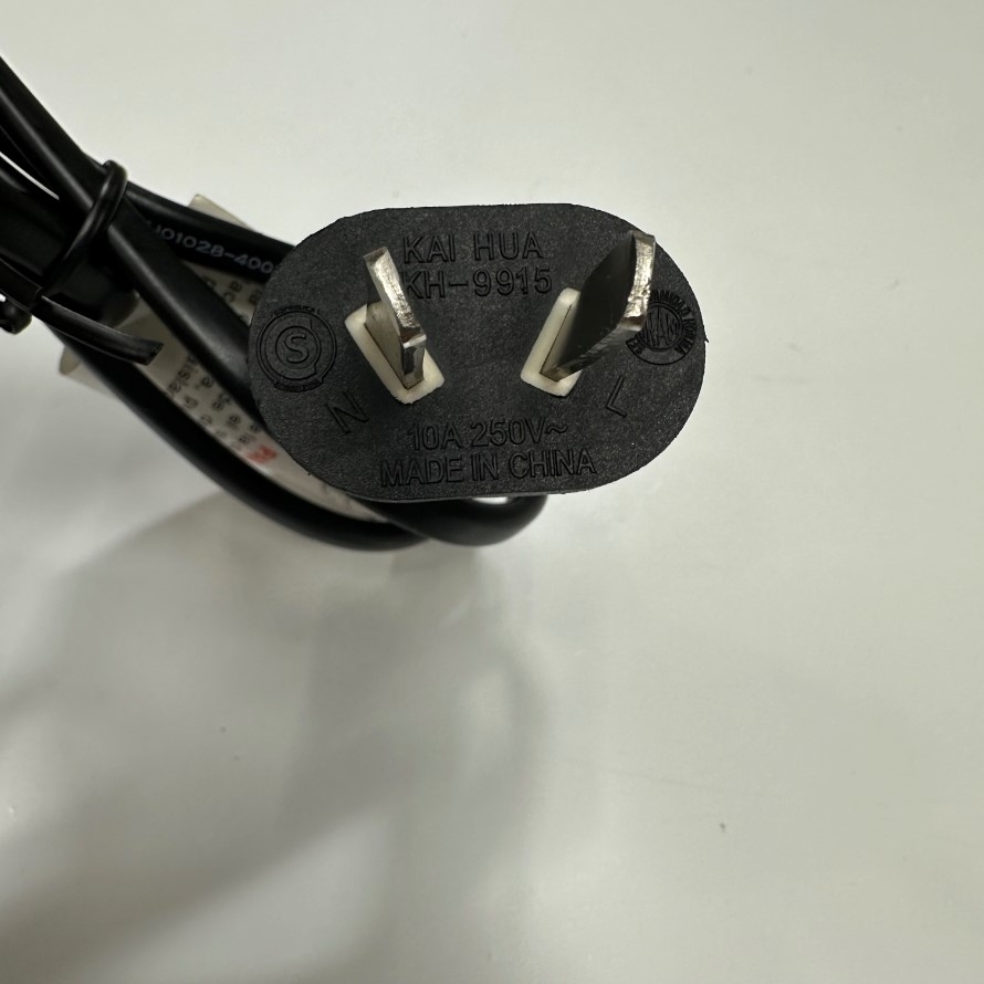 Dây Nguồn 1M 3.3ft KAIHU AC Power Cord Australia 2 Pin Plug to C7 10A - 2.5A 250V 2x0.75mm²