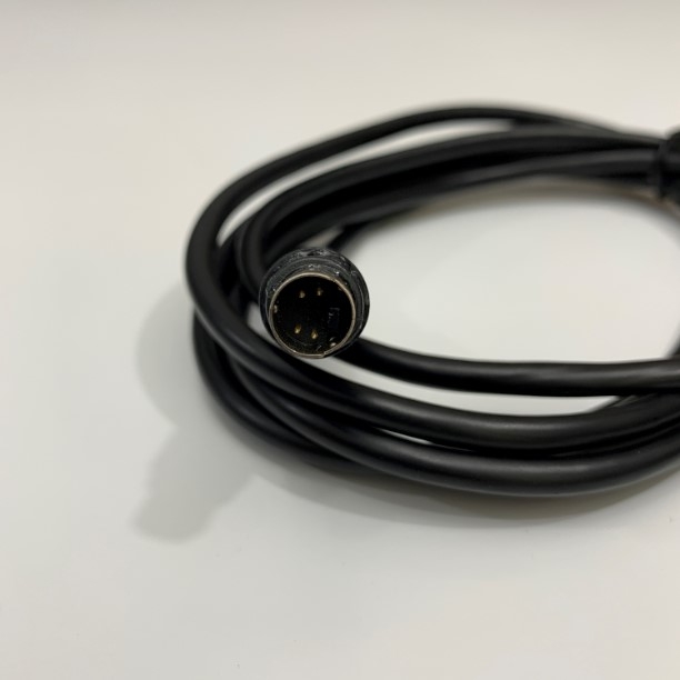 Cáp Điều Khiển RS232 Communication FBS-232P0-9F-150 Cable 6Ft Dài 1.8M Mini Din 4 Pin to DB9 Female For Download of Software or Update Data FATEK FBS Series PLC