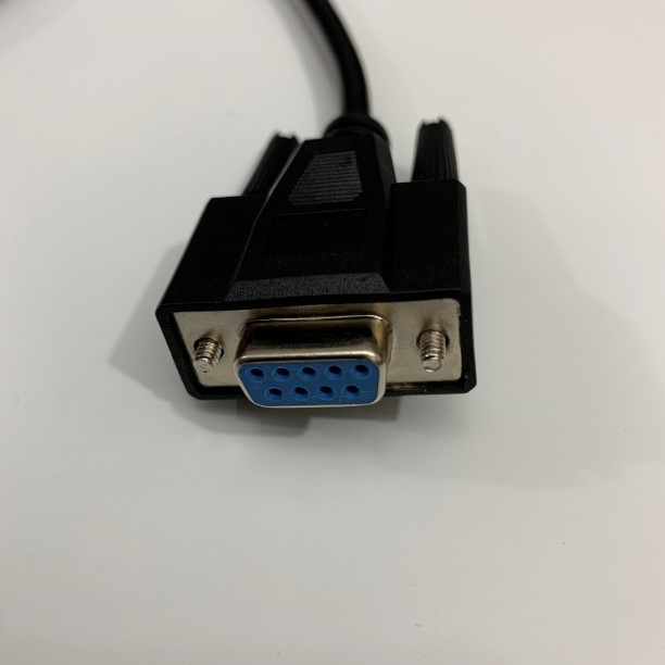 Cáp Điều Khiển RS232 Communication FBS-232P0-9F-150 Cable 6Ft Dài 1.8M Mini Din 4 Pin to DB9 Female For Download of Software or Update Data FATEK FBS Series PLC