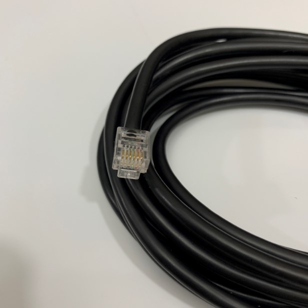 Cáp Điều Khiển Biến Tần EUROTHERM PARKER SSD 690 Series AC Drive Với Máy Tính Communication P3 Port Cable RS232 RJ11/RJ12 6P6C to DB9 Female Length 4M