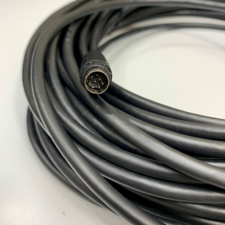 Cáp Điều Khiển Mitsubishi GT01-C250R4-8P Dài 25M Cable MD8M to DB9 Male For PLC Mitsubishi FX Series and HMI Mitsubishi GT Series