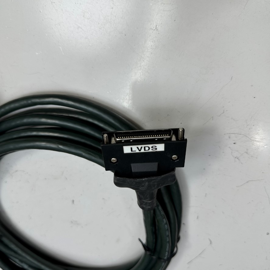 Cáp 5M 17ft Cable Connector MDR 50 Pin Male to Male Pitch 1.27mm Gold Cable LVDS witch Main For Printer Industrial Cable