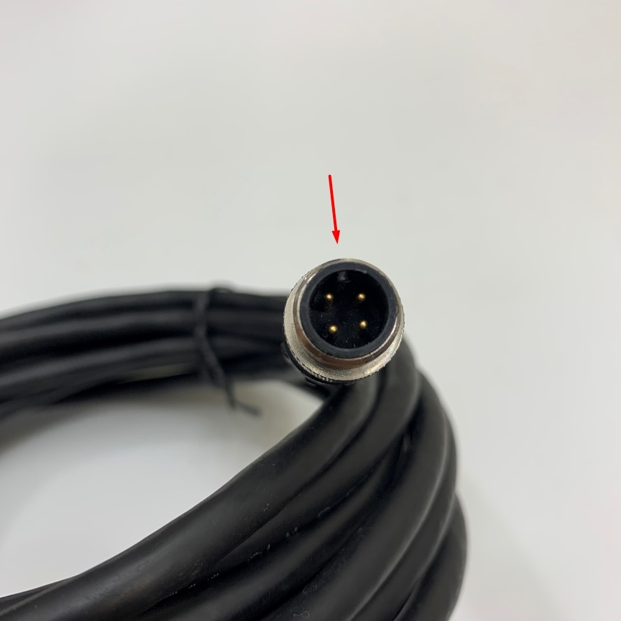 Cáp 943 902-001 Cable M12 4 Pin A-Code Male to DB9 Female RS232 interface OCTOPUS Terminal Cable Dài 2M 6.5ft For Hirschmann switch in connection with terminal software