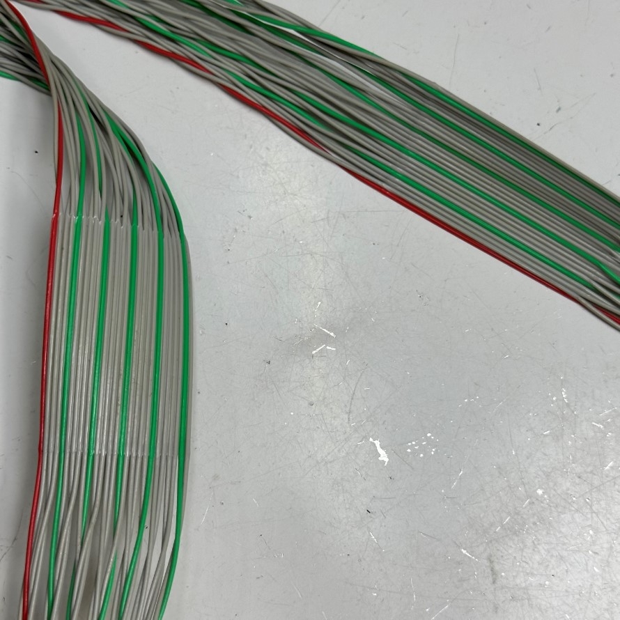 Cáp Bẹ Nhiều Mầu OKI TPFLEX-N 13P-7/0.127-250 2059 IDC 26 Pin Flat Rainbow Ribbon Cable 26 Wire 1.27mm Pitch 26 Way Unscreened 33mm Width 28AWG 80°C 150V Length 30M