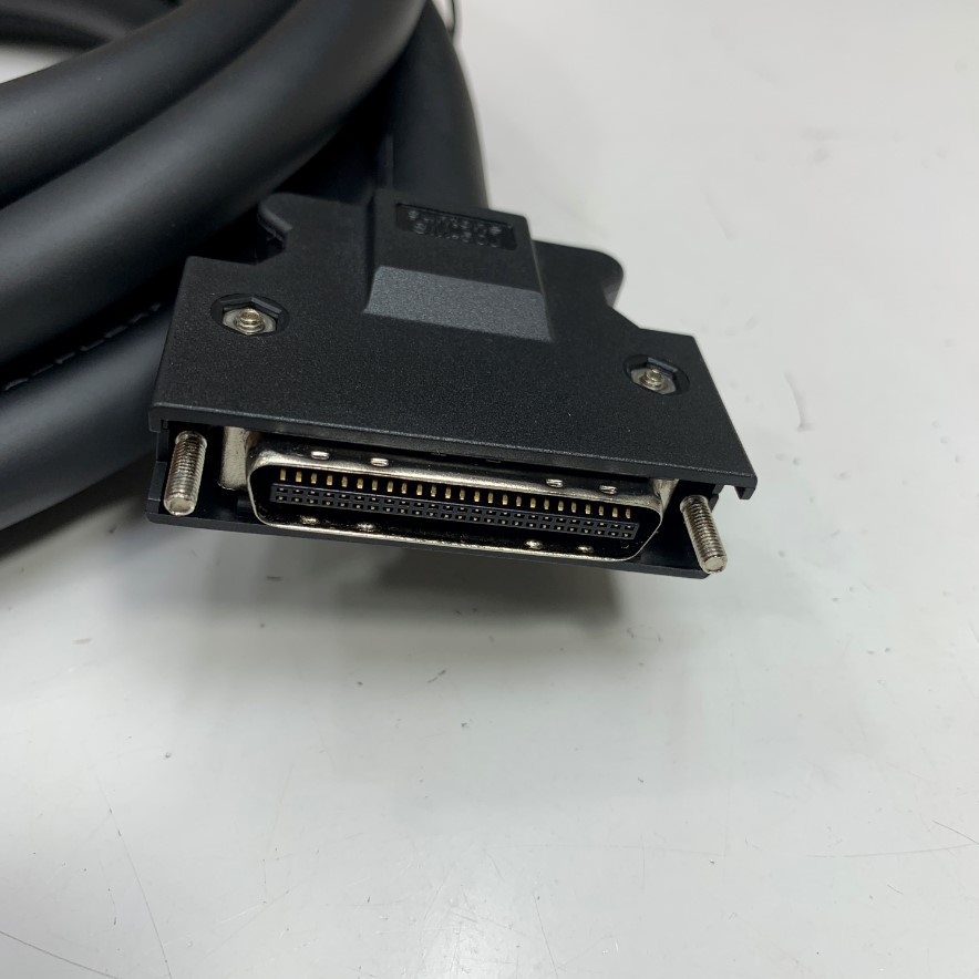 Cáp 5M 17ft Cáp Truyền Động Cơ Power Encoder Signal Servo SCSI CN 50 Pin Connector MDR 50 Pin Male to Male Pitch 1.27mm Gold Cable HITACHI 50 Core OD 13.5mm