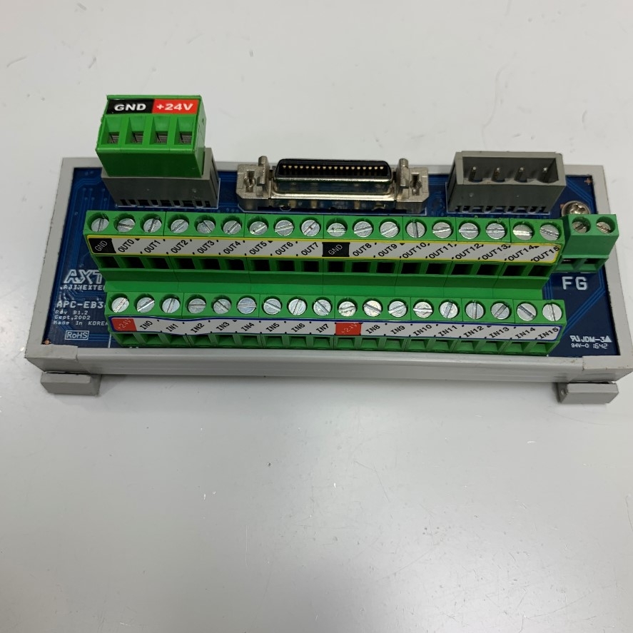 Cầu Đấu Original AJINEXTEK AXT APC-EB36 REV B1.2 SCSI Connector MDR 36 Pin Female 1.27mm Pitch PCB Interface Terminal Block in Korea