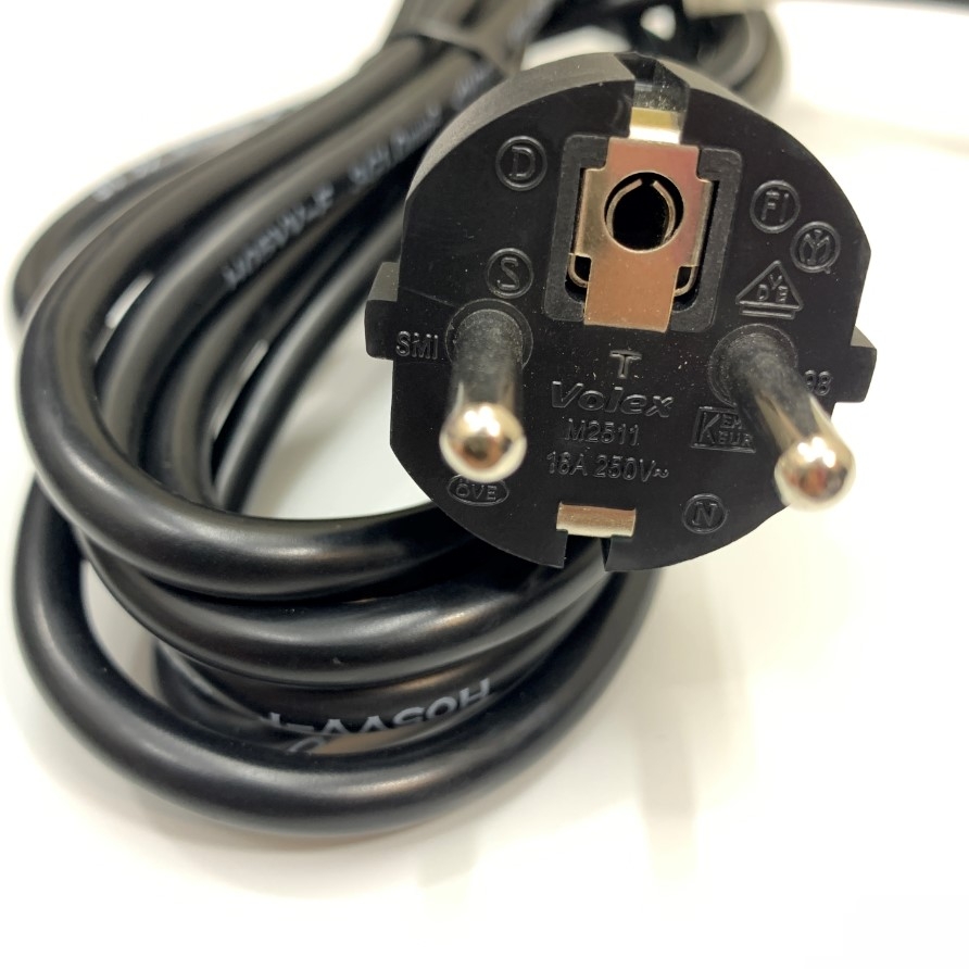 Dây Nguồn Cisco PWR-CORD-EUR-B 10Ft Dài 3M Europe Power Cord to IEC C13 10A 250V 18AWG 3x1.0mm² Cable OD 7.0mm