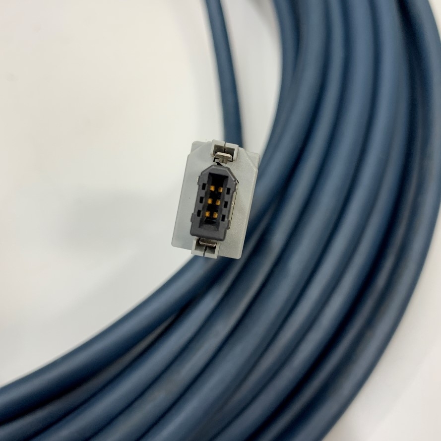 Cáp Furuno VDR / S-VDR Firewire IEEE 1394A 6 Pin to 6 Pin Shielded Data Cable Dài 20M 66ft For Camera Ghi Dữ Liệu Hành Trình Thiết Bị Hàng Hải Furuno VR-3000S VR-3000