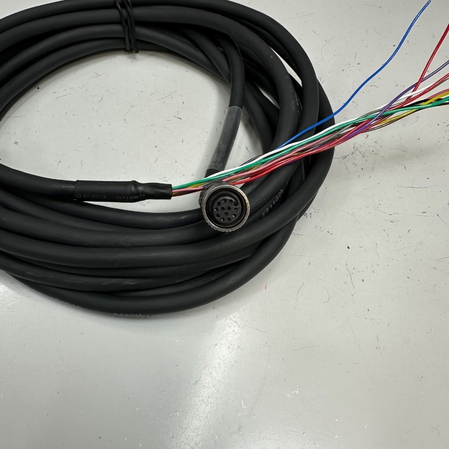 Cáp 6M 20ft CM-M12IO-F12SR-6M Cable M12 A-Code 12 Pin Female to 12 Core For Power and I/O Breakout Cable Cognex industrial Camera, Industrial Sensor
