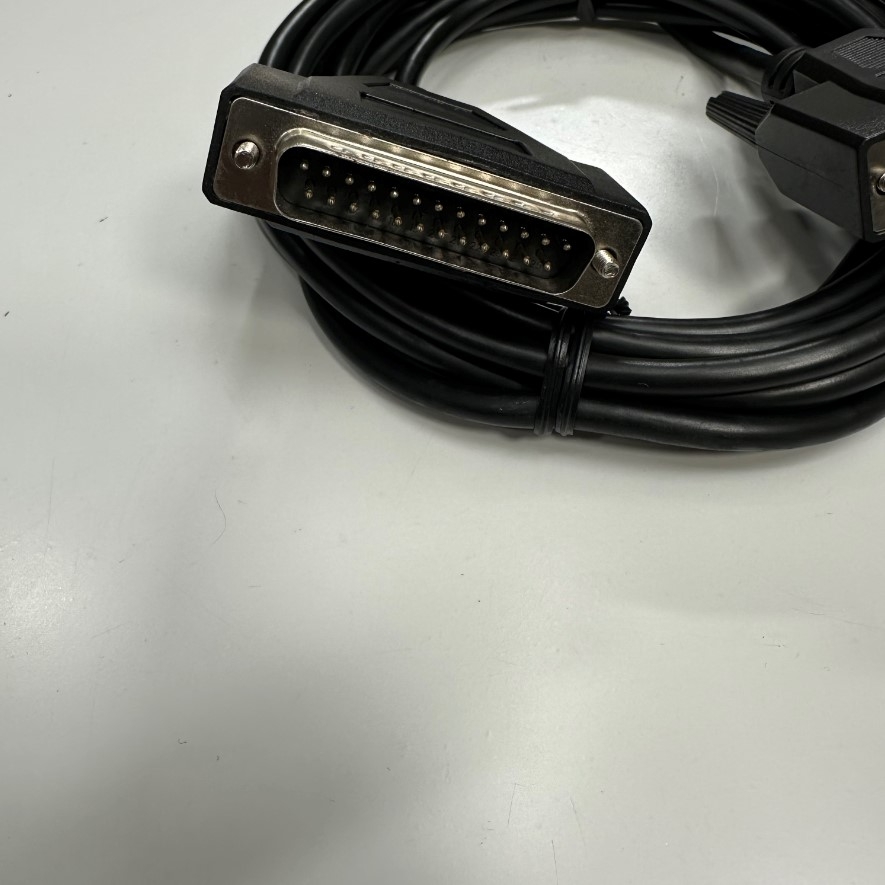 Cáp 3M 10ft RS232-C Communication Shielded Cable DB25 Male to DB9 Female For Fanuc DNC 6 10 11 12 15 Series witch Computer Software Control Cable