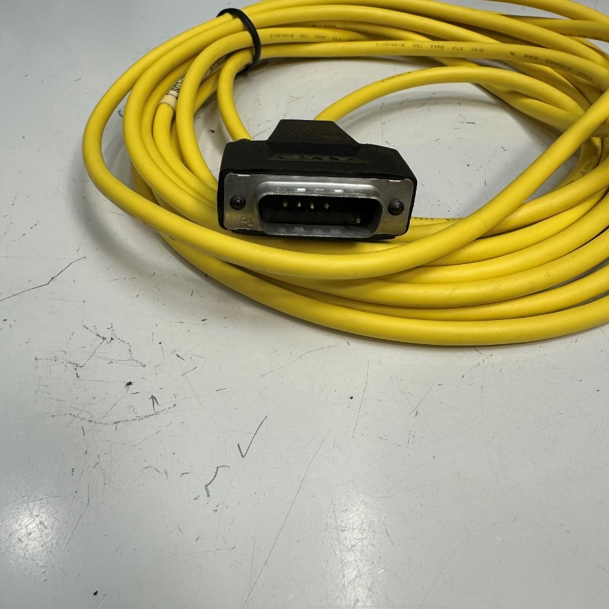 Cáp 5M 17ft Cognex CCB-M8DSIO-05 Cable Connector M8 5 Pin B-Code Male to DB15 Male For Cognex Camera Machine Vision I/O Module Cable
