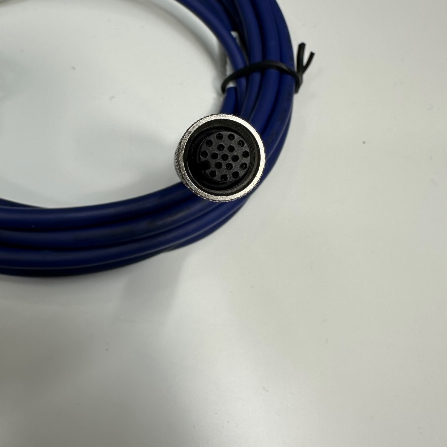 Cáp 3.6M 12ft Datalogic CAB-DS05-S M12 17 Pin A-Code Female to 17 Core Wire Open End