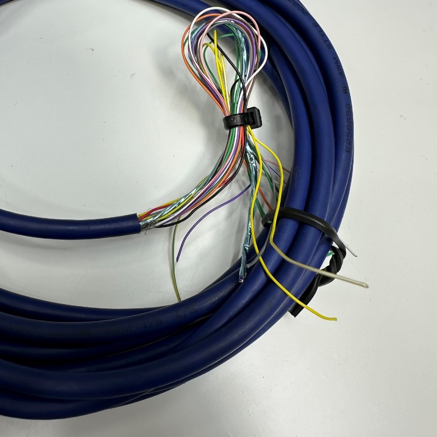 Cáp 3.6M 12ft Datalogic CAB-DS05-S M12 17 Pin A-Code Female to 17 Core Wire Open End