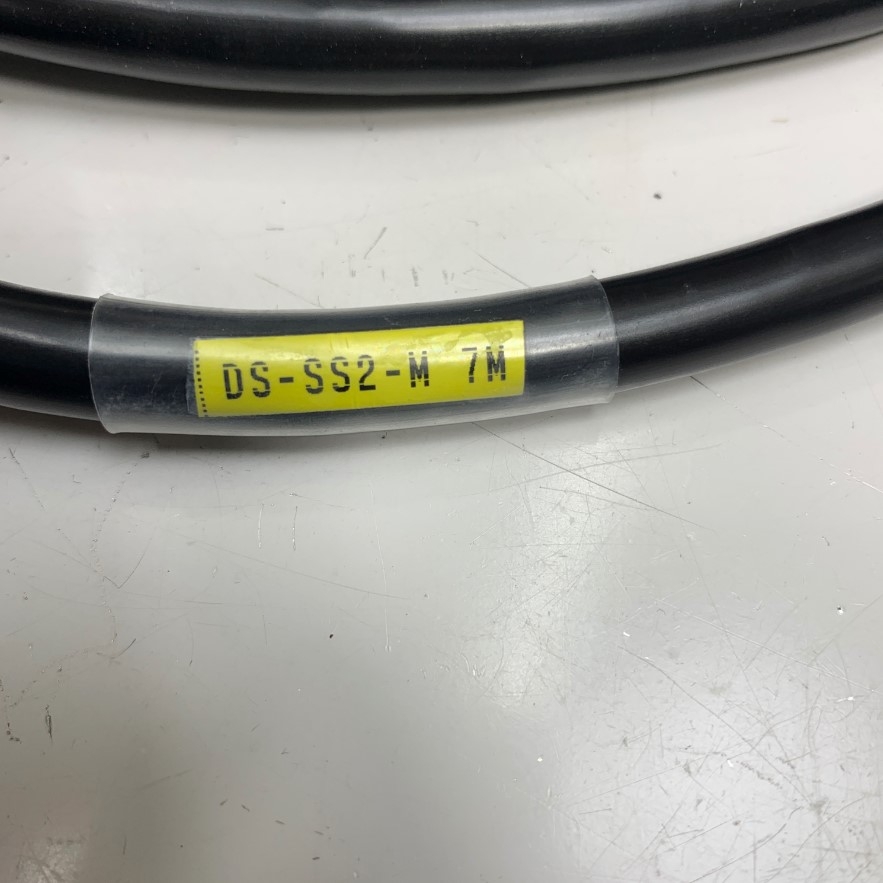 Cáp 7M 23ft DS-SS2-M  Shielded Cable DB25 Male to DB25 Female Black E52853 13P x 25AWG(0.2SQ) OD Ф 10mm For Power I/O Servo Drive and Laser 3 Axis CO2 Laser Marker Controller