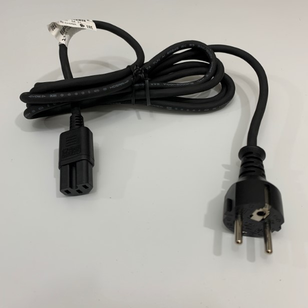Dây Nguồn 2 Chân Tròn AC Power Cord Europe Plug Schuko to C15 10A 250V 3x1.0mm² Dài 2.5M For Bếp Lẩu Nướng Đa Năng DUPAN DOMUS DG-2006HY 2 in 1