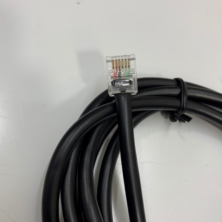 Cáp Lập Trình RS485 Communication Debugging Cable 1003020059 6Ft Dài 1.8M RJ12 to DB9 Female For CoolDrive RC Series Servo Drive X10 Port Special Connection Setting Computer