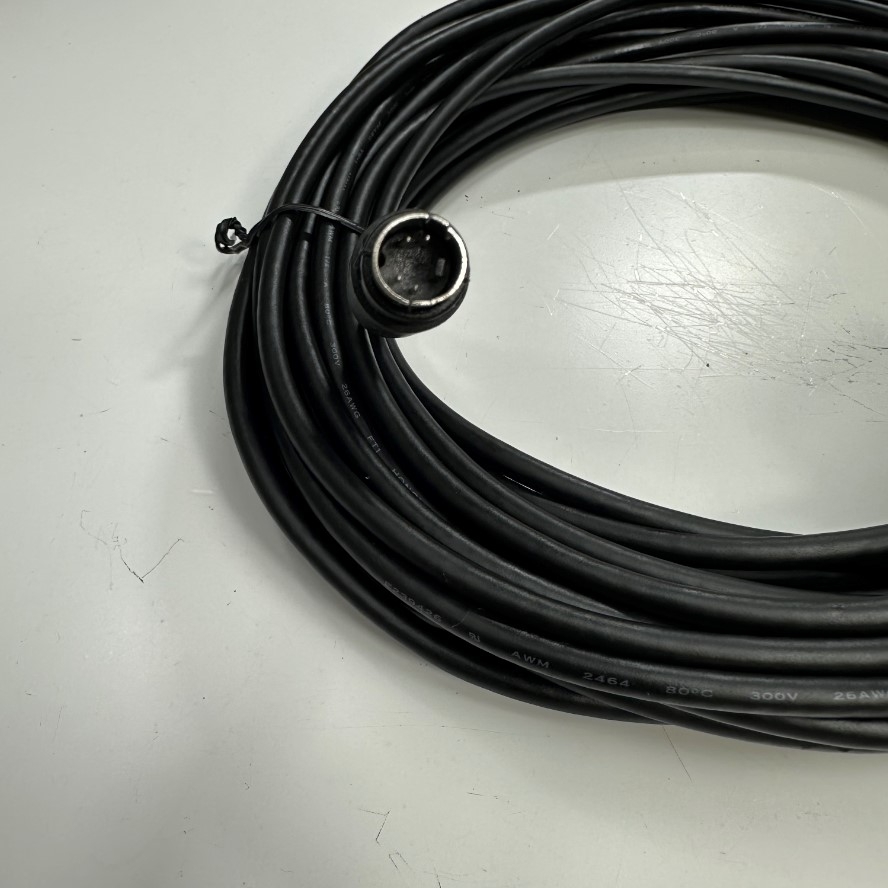 Cáp 10M 33ft RS232 Serial Communication Shielded Cable Mini Din 4 Pin Male to DB9 Male For PLC FATEK FBs-Series witch HMI Beijer Electronics x2 Base 7-f2 Touch Screen