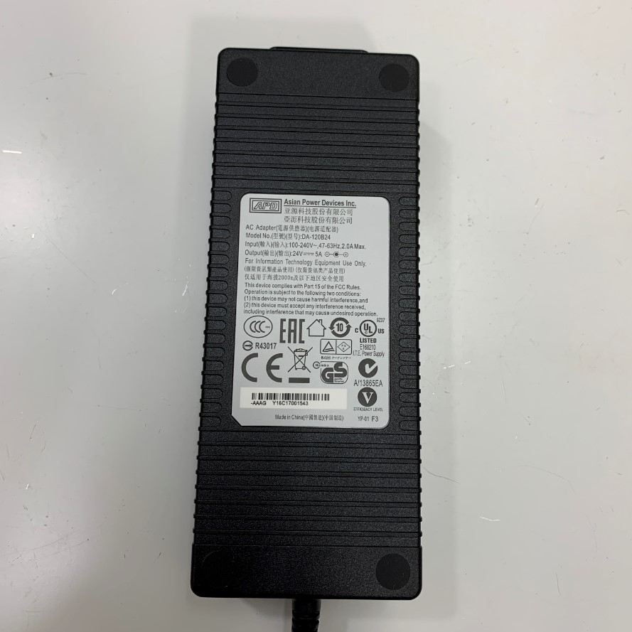 Adapter 24V 5A 120W APD Connector Size Molex 4 Pin Pitch 4.2mm For Máy Tính Công Nghiệp Machine Desktop Computer HAGIWARA HPUD100eBC HD120EBC-K527INT-VM
