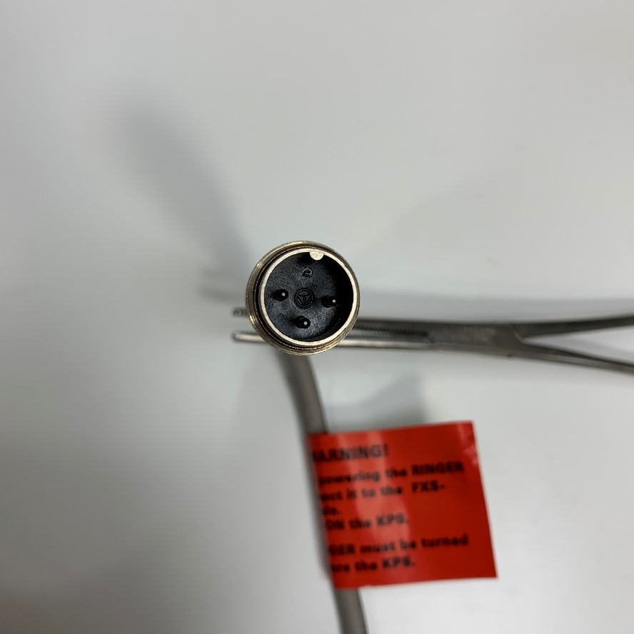 Cáp 0.4M 1.3ft CBL-RINGER-1 Cable M16 3 Pin A-Code Male to Female Circular Connector For Control Industrial Cable