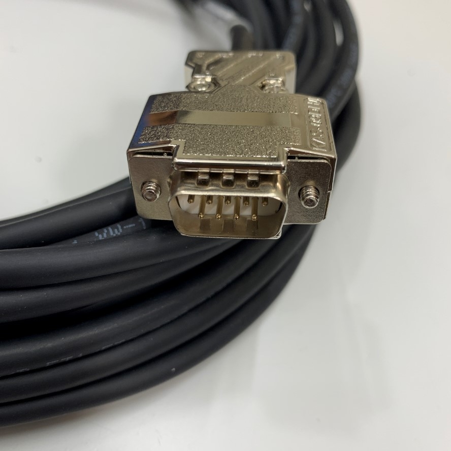 Cáp 1MRS120541 Interface RS232 Cable Shield Metal Connector Gold DB9 Male to Female Dài 5M 15ft For ABB SPA-ZC 302-AA or BA With Computer Connection Cable