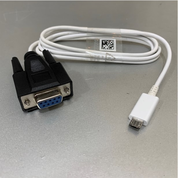 Cáp Điều Khiển Console Micro USB 5 Pin to Serial RS232 DB9 Female Cable White 1.4M For HPE Aruba Networks Access Point AP-515