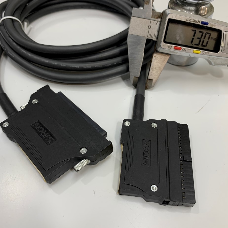Cáp SiRON X210-5-2000MM 7Ft Dài 2M FCN MIL 28AWG For Servo Driver/PLC and Terminal Block Breakout Board