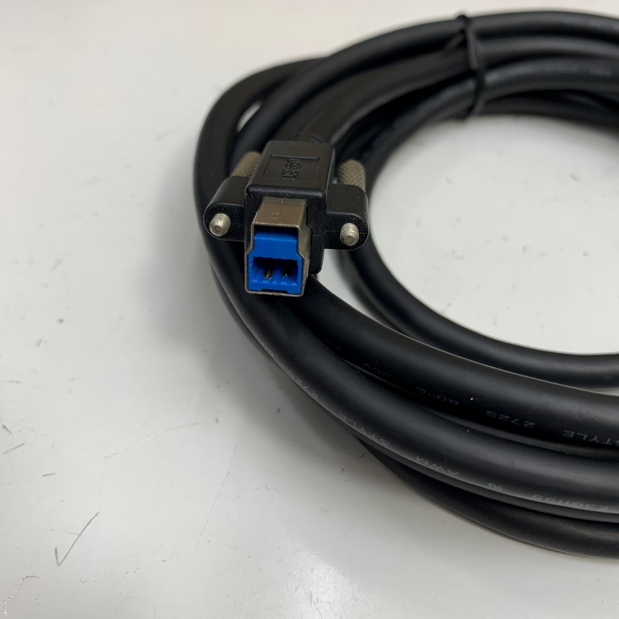 Cáp 3M 10ft Original Industrial Camera USB 3.0 Type A to Type B Cable Locking Screw
