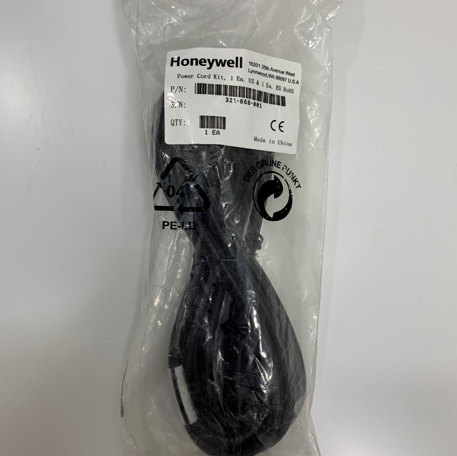 Dây Nguồn Honeywell 321-668-001 LOROM LR-43A LR-03B Australia & China Chuẩn 3 Chân Chéo Tam Giác AC Power Cord GB2099 to C13 10A 250V 3x1.0mm² Length 2.5M