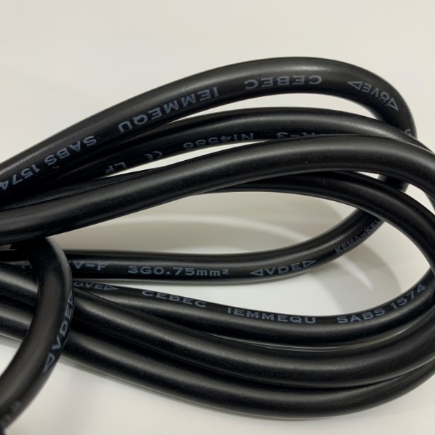 Dây Nguồn Volex PA63098-1831 Power Cord BS1363A to C5 2.5A 250V 3x0.75mm² H03VV-F Cable OD 6.0mm Length 1.8M