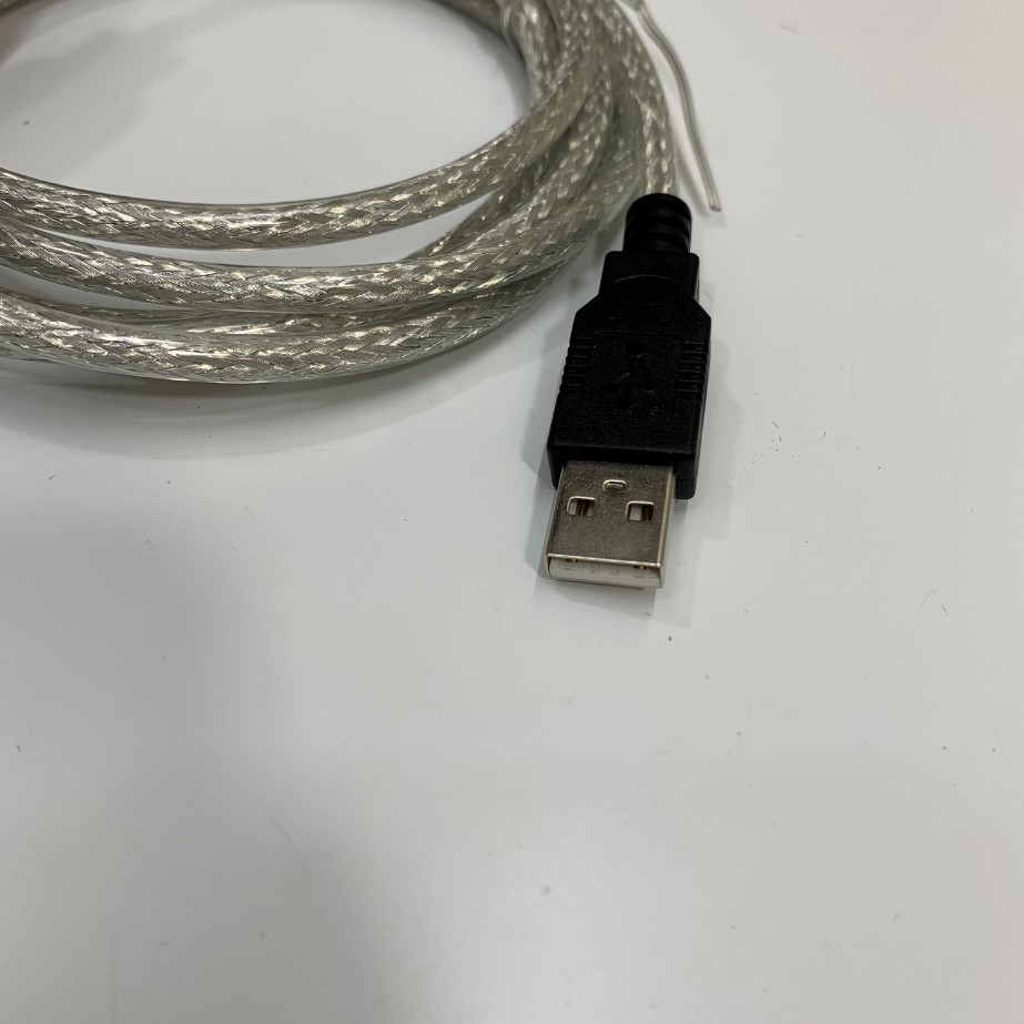 Cáp USB Converter Cable AX-KO1786-200 RS-232C 10Ft Dài 3M USB to DIN 8 Pin Connector For Balances A&D Weighing HC-i Series Industrial Counting Scale and Computer Laptop