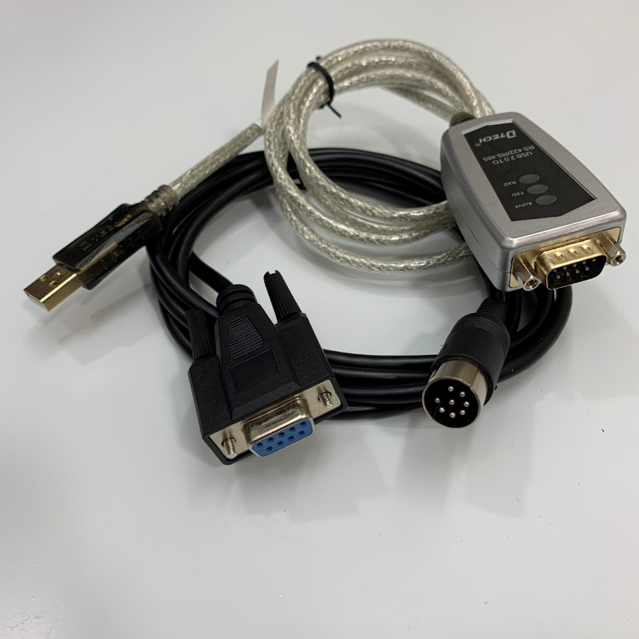 Cáp USB Converter RS232/RS-422/RS-485 Cable AX-KO1786-200 RS232 10Ft Dài 3M For Balances A&D Weighing HC-i Series and Personal Computer