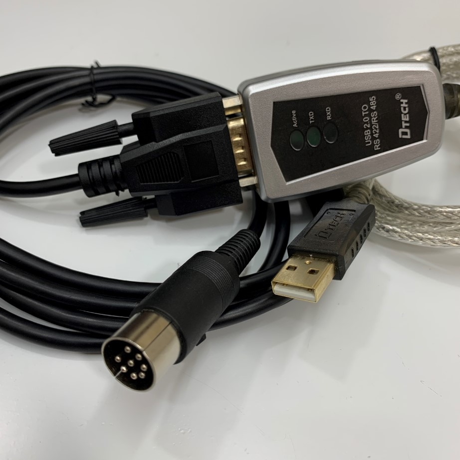 Cáp USB Converter RS232/RS-422/RS-485 Cable AX-KO1786-200 RS232 10Ft Dài 3M For Balances A&D Weighing HC-i Series and Personal Computer