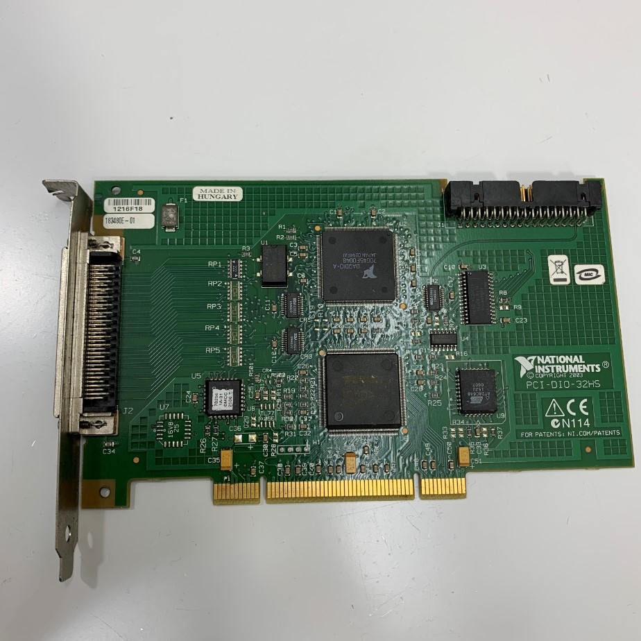 Card Công Nghiệp National Instruments NI PCI-DIO-32HS 183480E-01 Card PCI 4X I/O Connector 68 Pin Male SCSI-II type