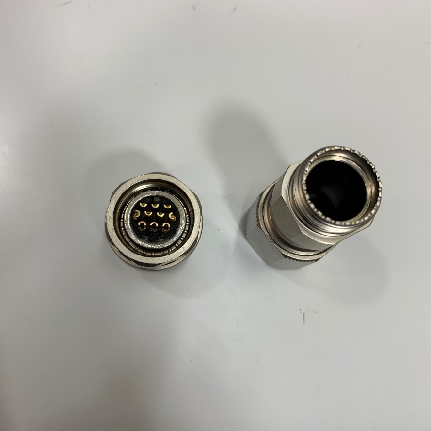 Đầu Jack CM10-SP10S-S 10 Pin Female Connector For Encoder Mitsubishi, Yaskawa Connector in China