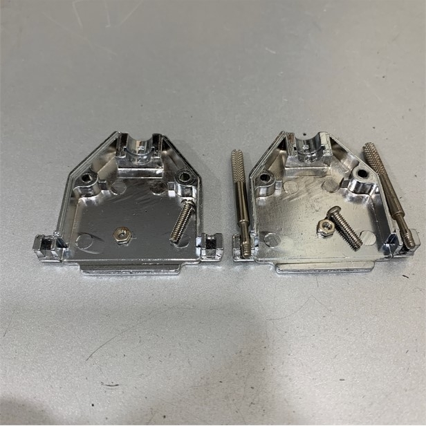 Vỏ Ốp Kim loại Hợp Kim Kẽm Đúc Ốp Đầu Hàn RS232 25 Pin D-Sub And DB25 Pin High Density Connector Hood – Metal