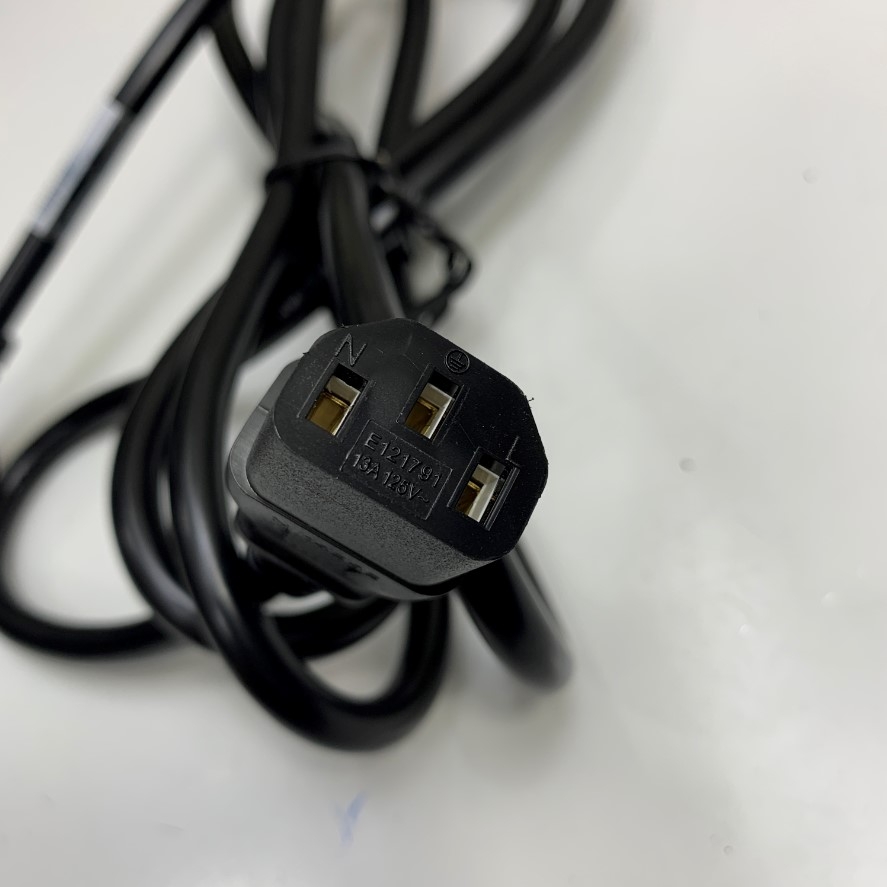 Dây Nguồn Dài 2M 6.5ft Server Dell EMC Lian Dung AC Power Cord Cable 038-003-426 NEMA 5-15P to C13 13A 125V 16AWG 3x1.31mm² 105°C UL CSA E12179 Cable OD 8.5mm For Rack PDU UPS APC
