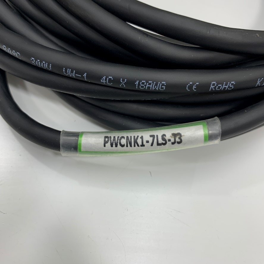 Cáp Original PWCNK1-7LS-J3 SAMWON IOLINK Dài 7M 23ft For Mitsubishi Servo Encoder Cable E150663 4C X 18AWG 80°C 300V VW-1 KITRONIC-LiYY IOLINK in Korea