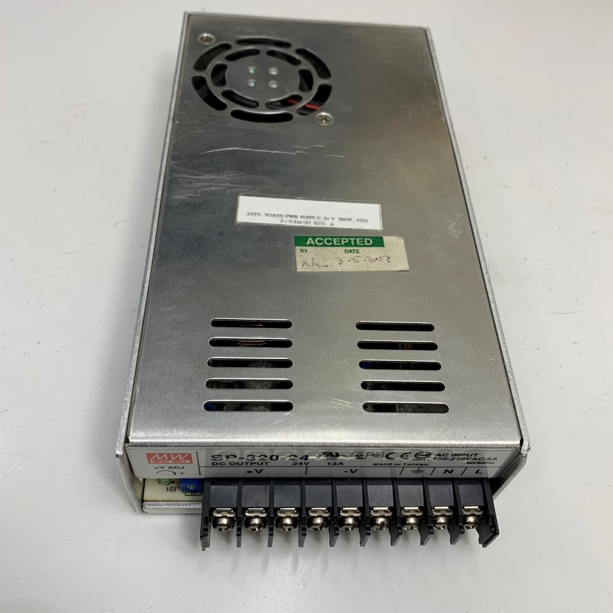 Nguồn Tổ Ong 24V 13A 300W Mean Well SP-320-24 Switching Power Supply Input 100-240VAC 5A 50/60Hz Hàng Original Zin Tháo Thiết Bị Đã Qua Sử Dụng