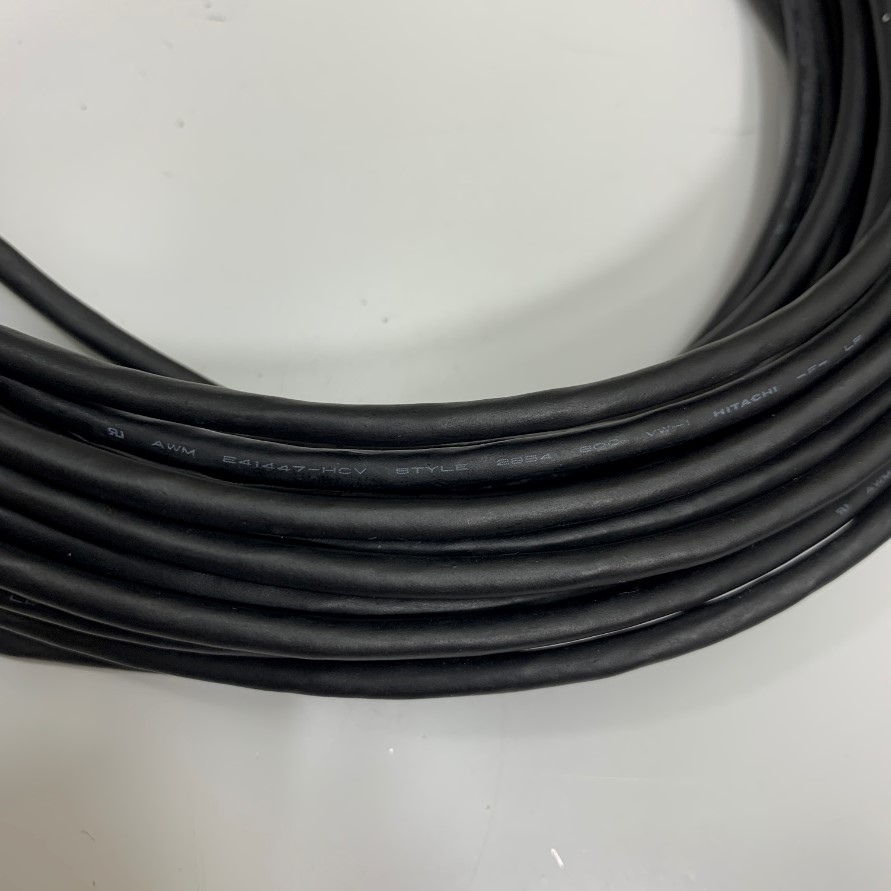 Cáp RJ12 6P6C 6 Pin jack Male to Male Cable Straight Shielded Black Dài 15M 50ft For Polycom Studio Community Expansion microphones
