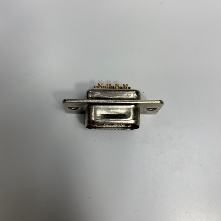 Đầu Jack Hàn Hàn Chống Oxy Hóa DDK 17JE-23090-02(D1) D-Sub DB9 Pin Male Connector Solder Gold Pin 9 Way Panel Mount For PLC/HMI/ Servo Driver Encoder Communication Cable in Japan