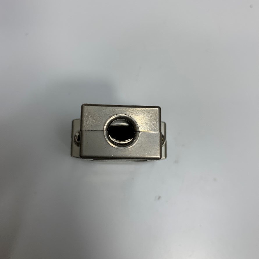 Vỏ Ốp DDK 17J-9 Connector Metal Shell Silver For D-Sub 9 Pin RS232 15 Pin VGA Series Connector Plug 9 Way Panel Mount
