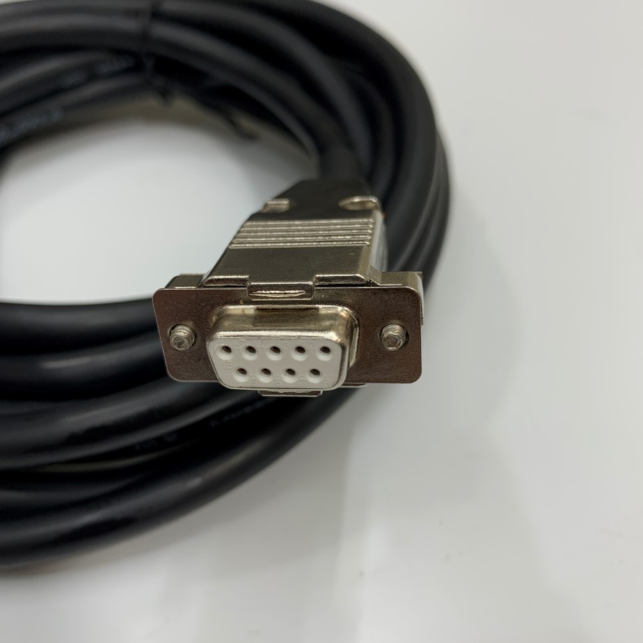 5ft Fanuc CNC RS232 Cable, DB9 Female To DB25 Male, USA Made For DNC